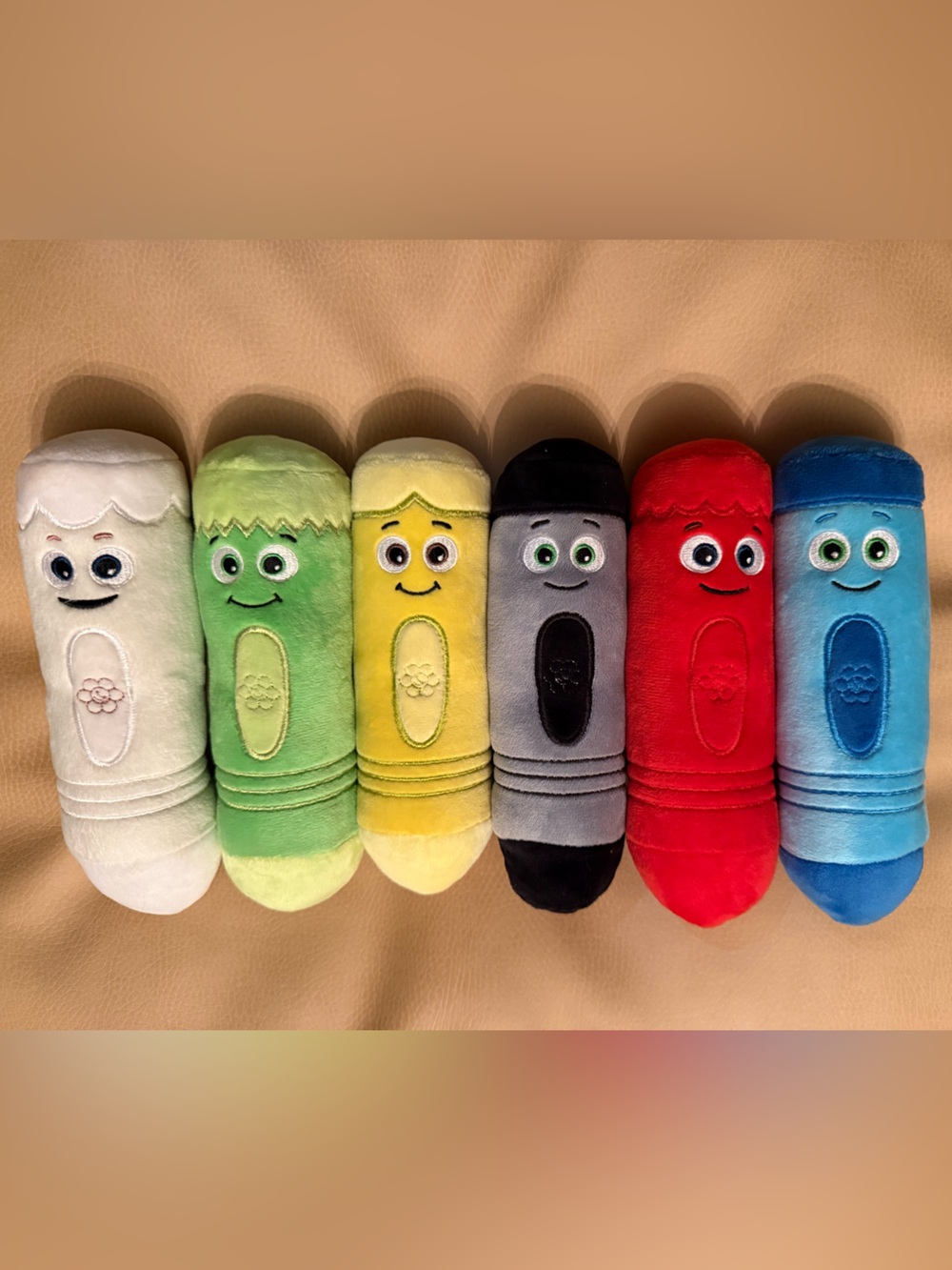 Baby First Color Crew Crayons • Set of 6 Talking Plush Set • ALL working!